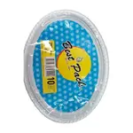 Best Pack Oval Plate Colored L 10p